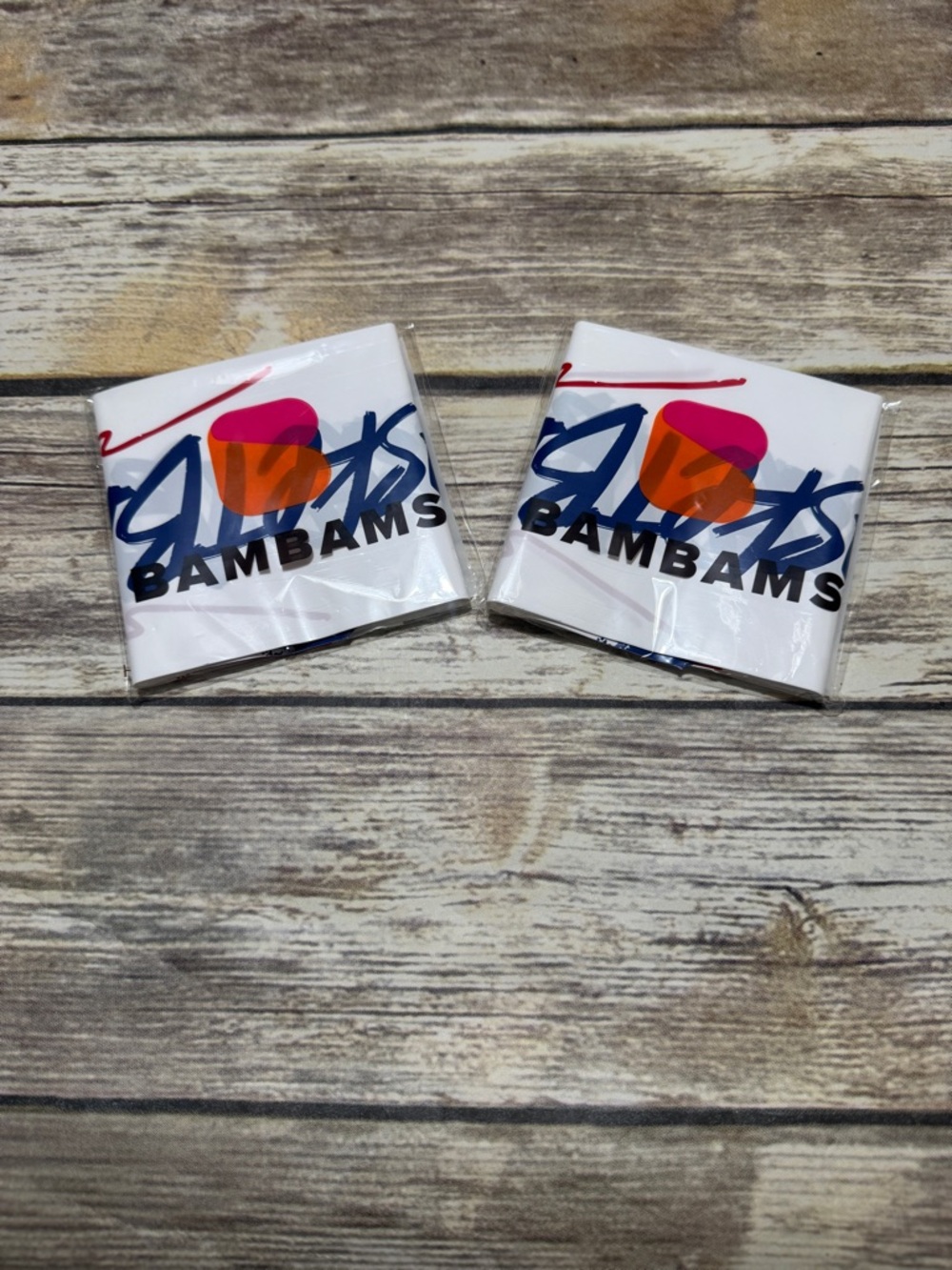 Detroit Pistons BamBams Thunder Sticks Inflatable Noise Maker NEW. 2 Packs Of 2